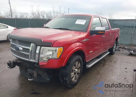 2011 Ford F-150 Lariat из США, поврежденный, VIN 1FTFW1ET6BFB41284